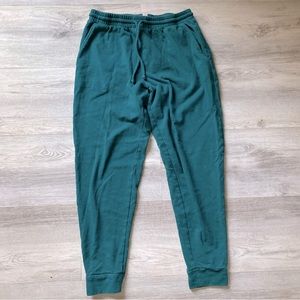Thirdlove 100% Cotton Green Jogger Sweatpants Women’s Size Medium